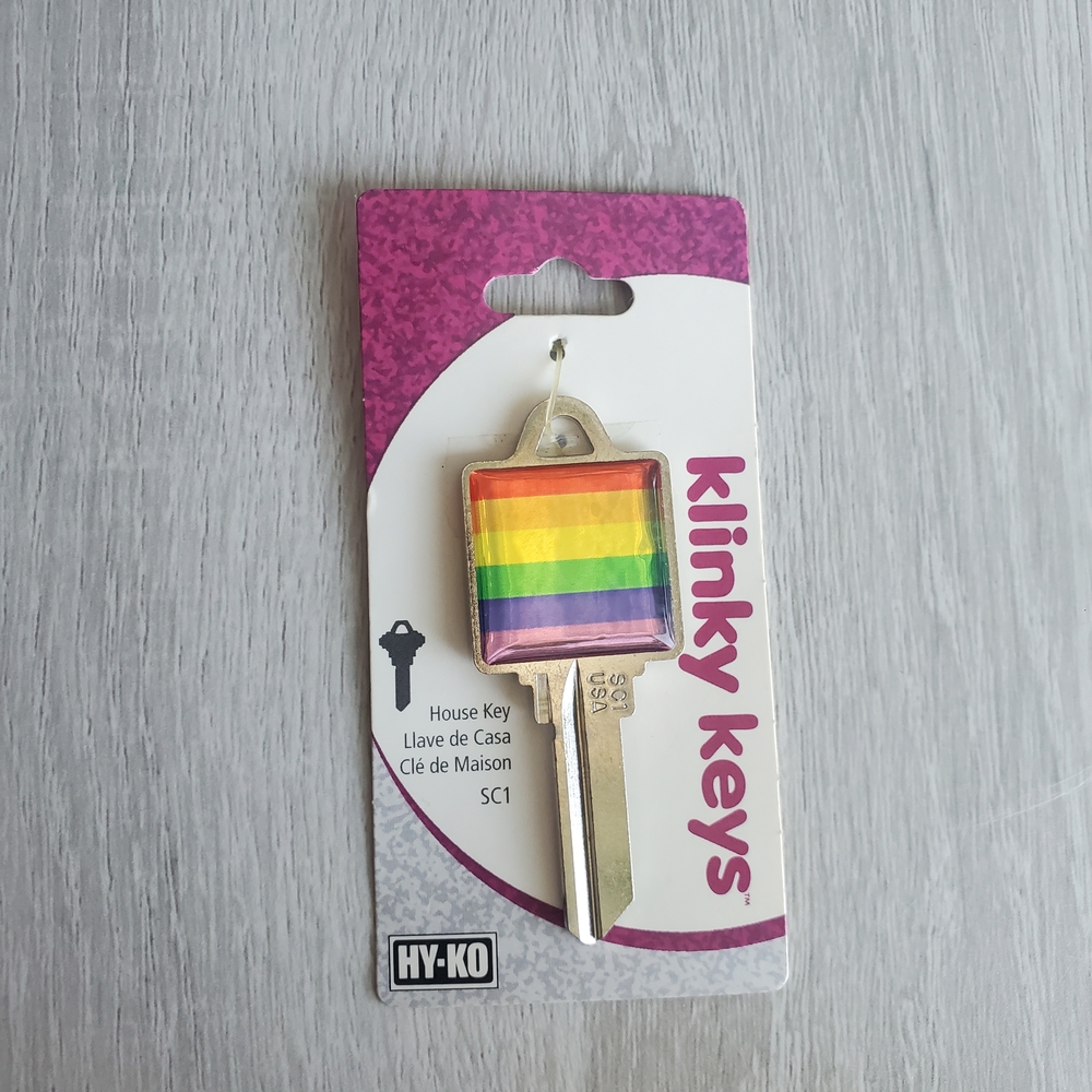 Rainbow House Key by Klinky Keys